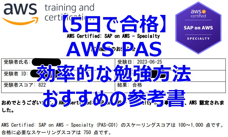【5日で合格】AWS PASの効率的な勉強方法とおすすめの参考書